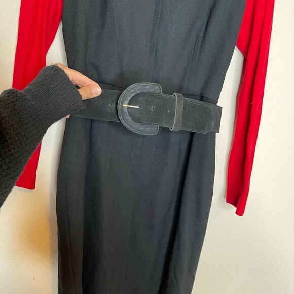 Vintage Bloomingdales wool mock neck dress - Picture 6 of 7